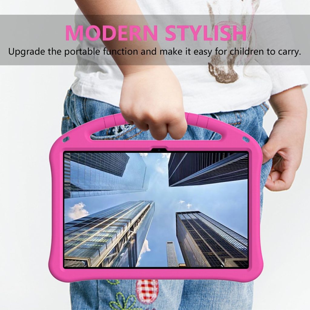 Samsung Galaxy Tab S10 FE Plus Case with Handle stand - Rose