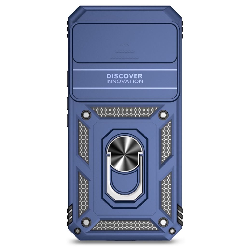 Google Pixel 10 Pro XL / Pixel 9 Pro XL Skal med Stativ - Blå