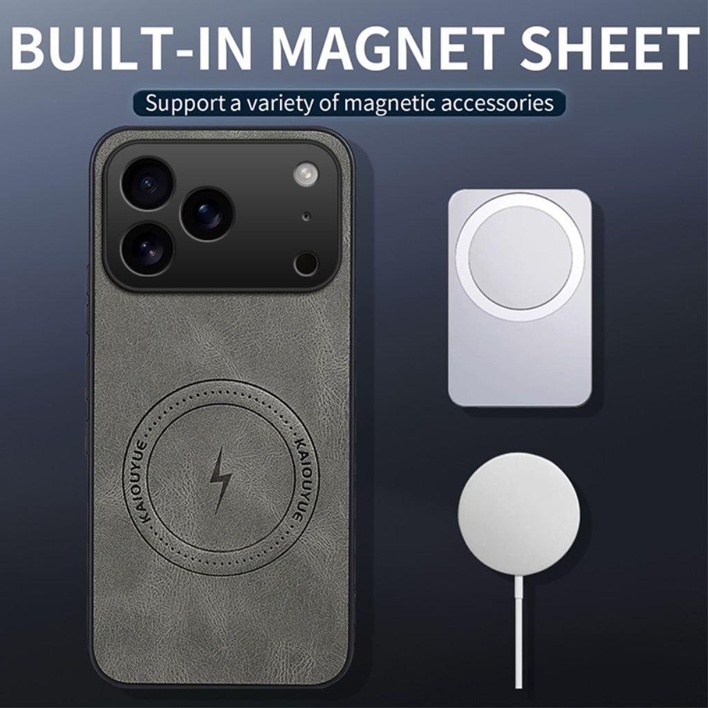 iPhone 18 Pro Max MagSafe Kuori - Harmaa