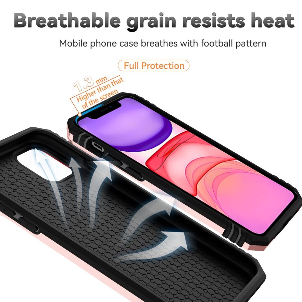 iPhone 11 Pro Case with Ring holder - Rose gold