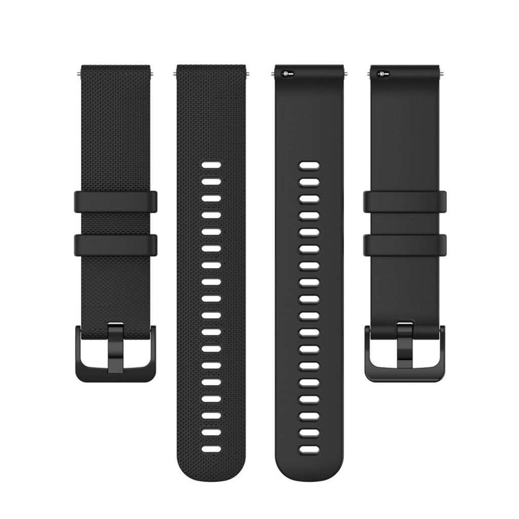 Garmin Venu/Venu SQ/Venu 2 Plus m.fl. Klokkereim i silikon - Svart