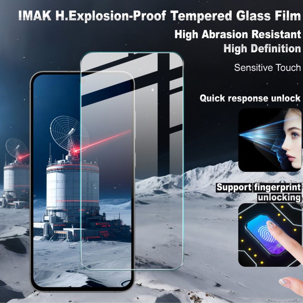 IMAK Samsung Galaxy S26 FE/S25 FE Skjermbeskytter Herdet Glass