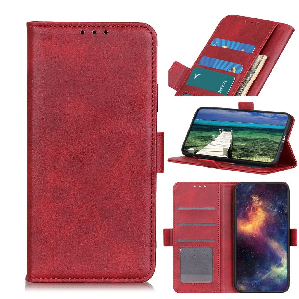 Xiaomi 17T Pro Lompakkokotelo PU nahka - Punainen