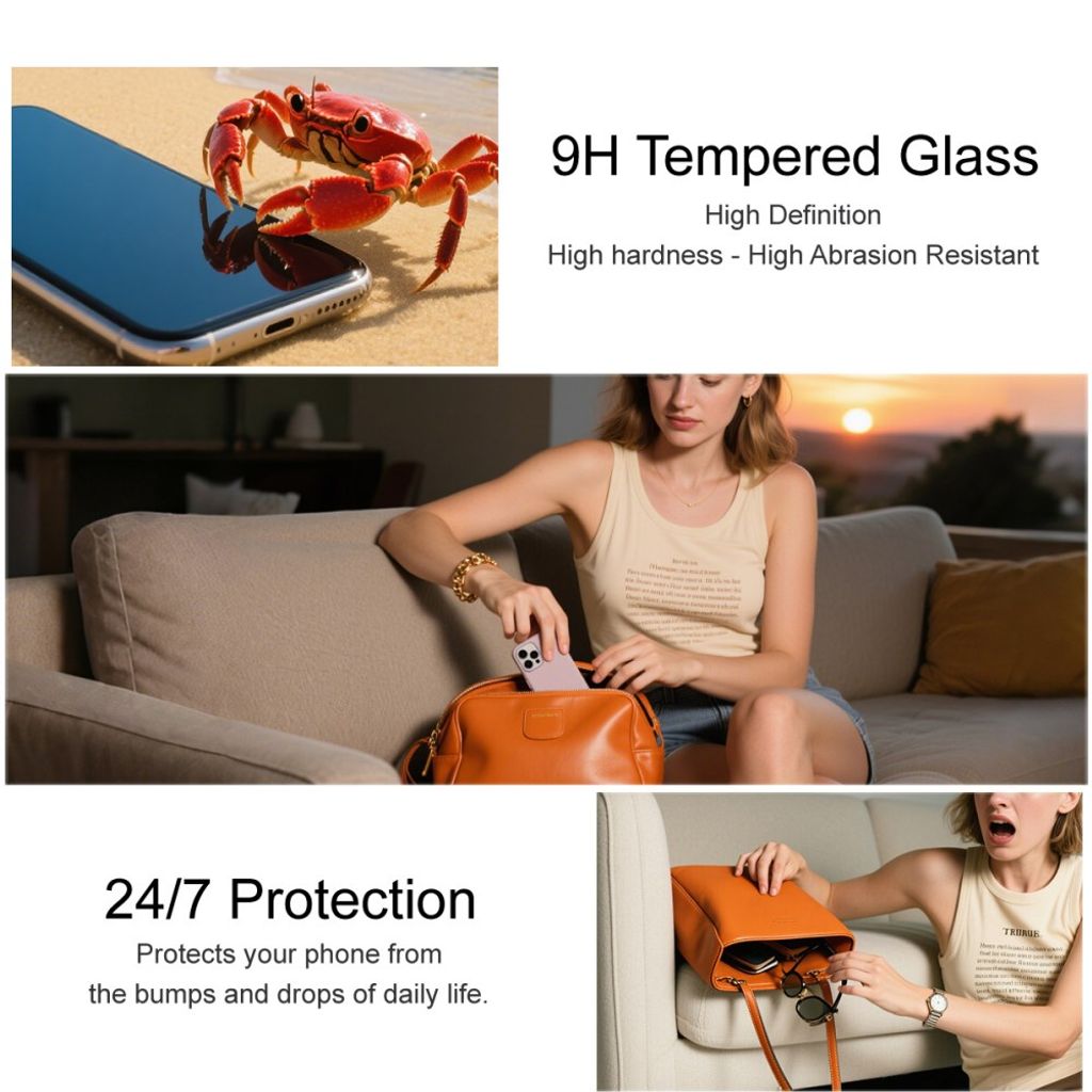 IMAK Samsung Galaxy S26 FE/S25 FE Skjermbeskytter Herdet Glass