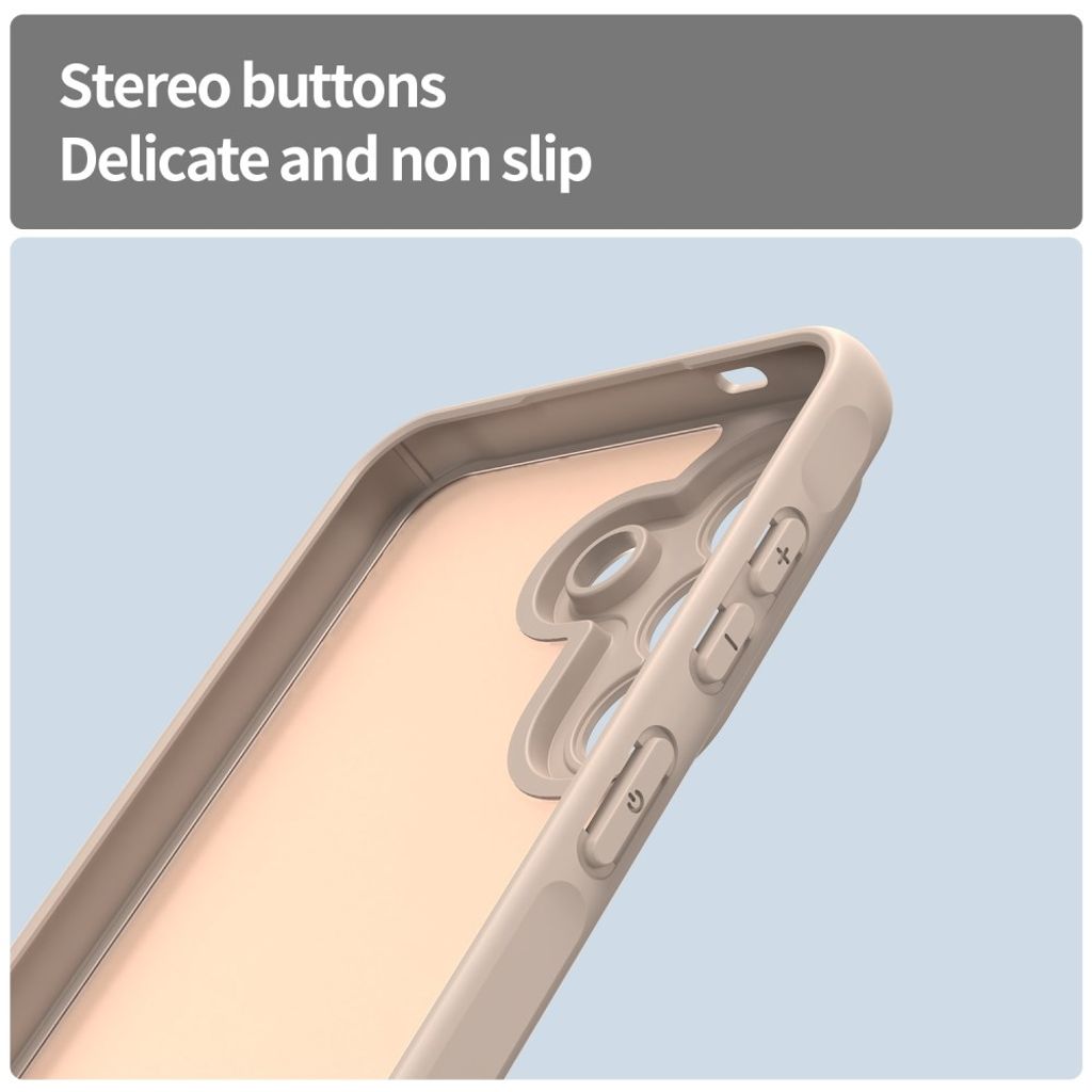 Samsung Galaxy A57 5G Skal Frostad Transparent - Orange