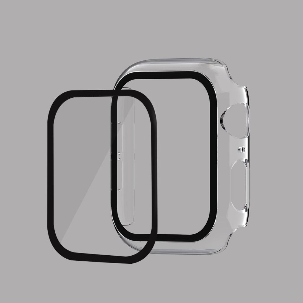 Apple Watch SE/SE (2022)/Serie 6/5/4 Cover med Skærmbeskyttelse – Gennemsigtig