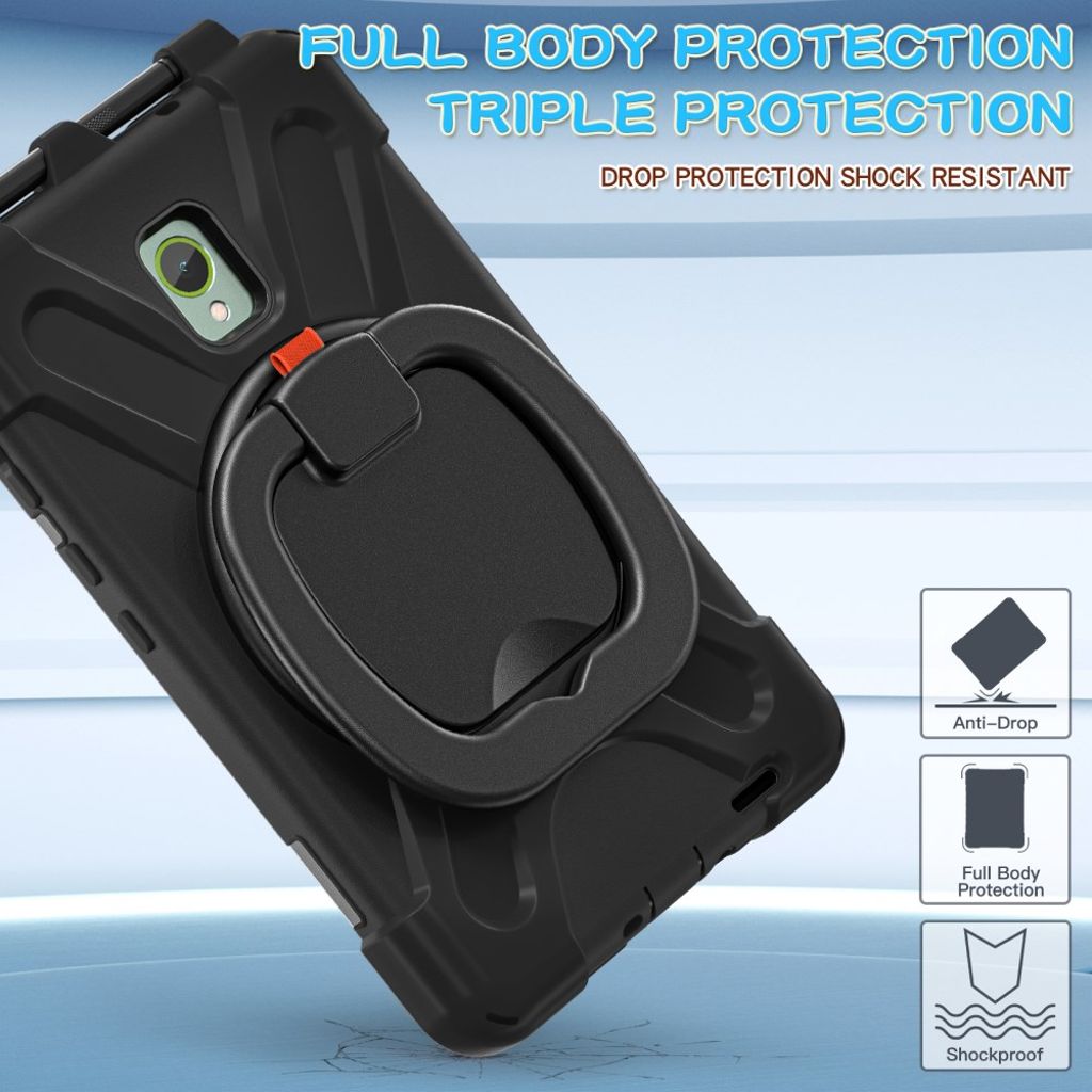 Samsung Galaxy Tab Active5 Case with Hand grip - Black