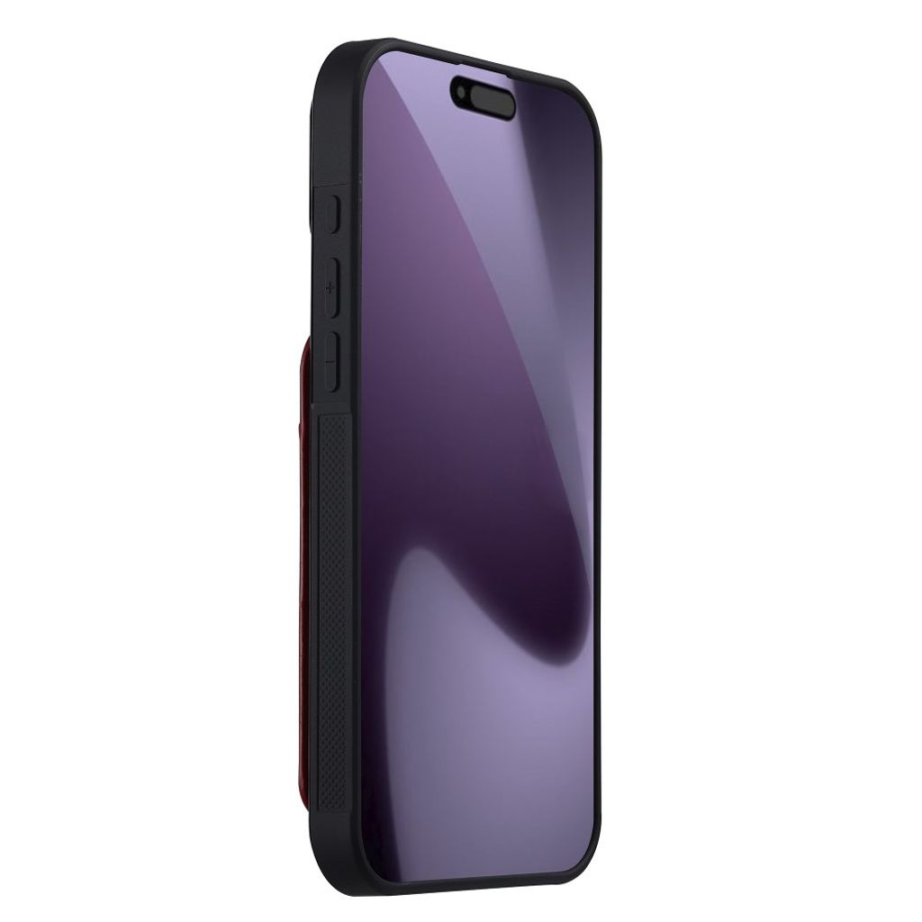 iPhone 18 Pro Max/17 Pro Max MagSafe Kuori irrotettavalla Kortin haltija - Punainen