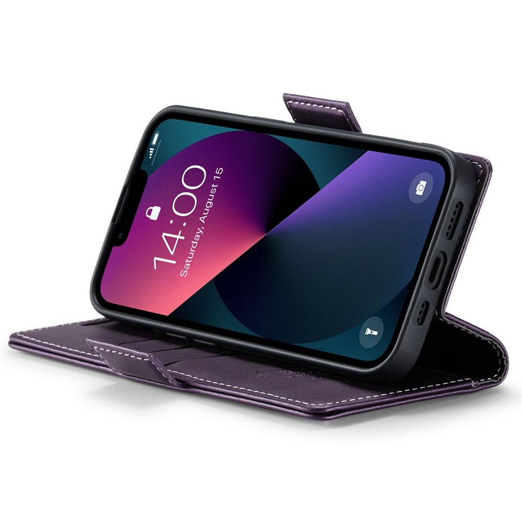 CASEME iPhone 15 Plus Etui med Kortplads - Lilla