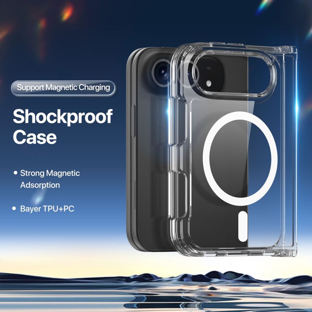 DUX DUCIS iPhone Fold Flip Cover MagSafe kompatibel - Gennemsigtig