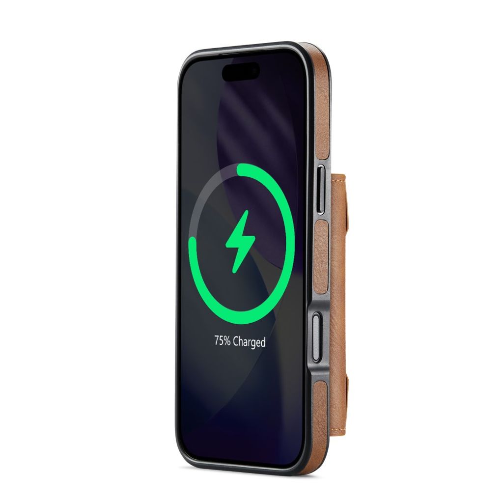 MAGKING iPhone 18 Pro Max/17 Pro Max MagSafe Kuori irrotettavalla lompakolla - Ruskea