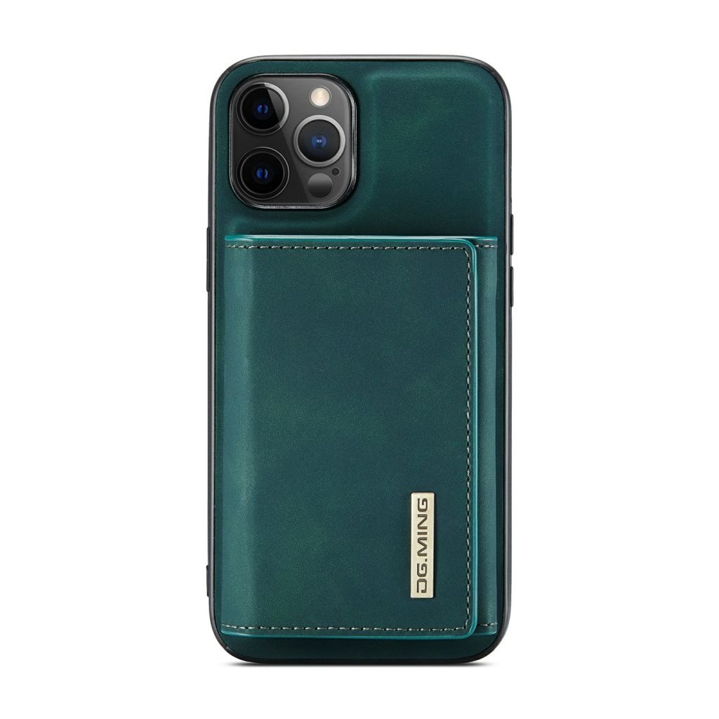 DG.MING iPhone 13 mini Wallet Case with Kickstand – Green