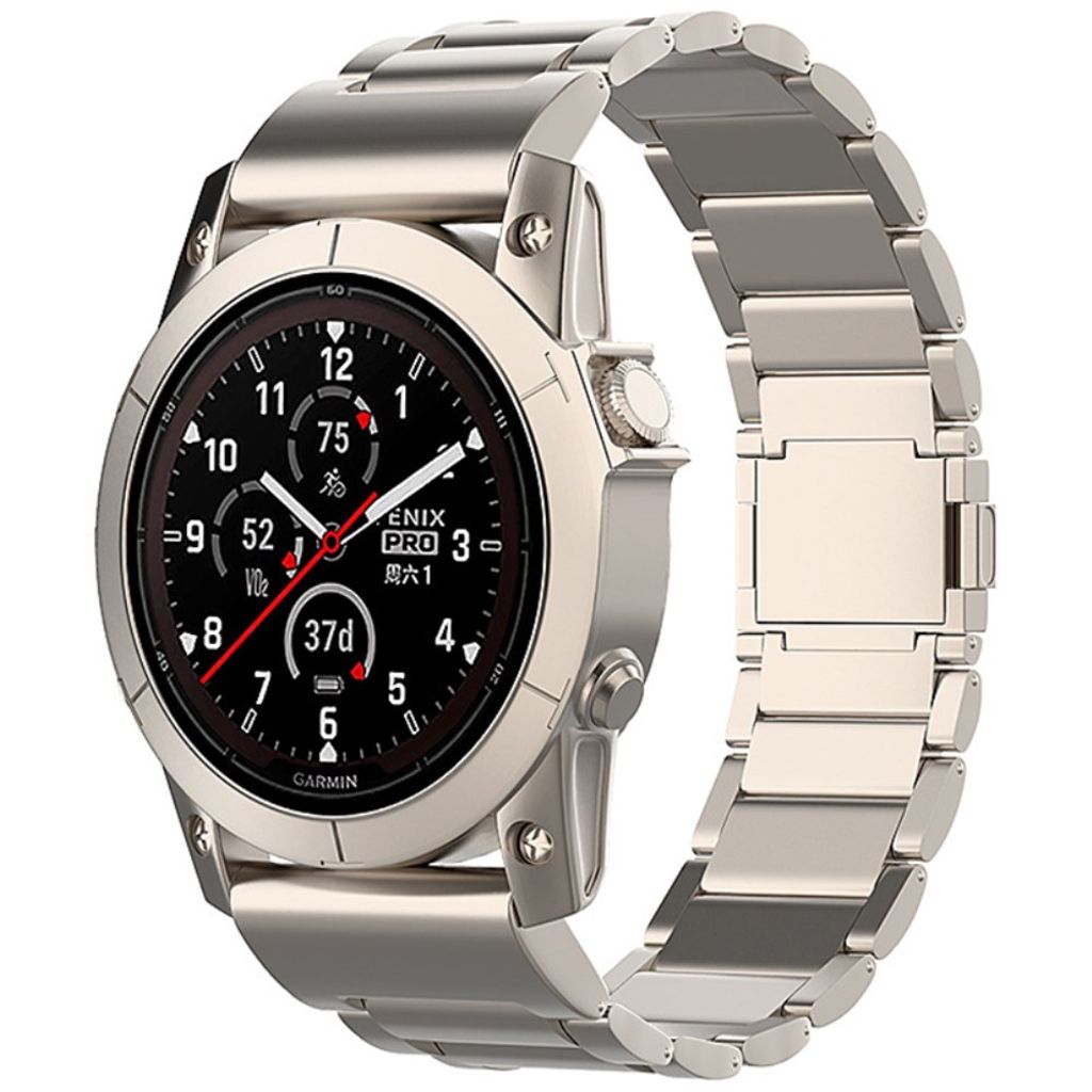 Garmin Fenix 7 etc. Klockarmband med magnetisk stängning - Titan