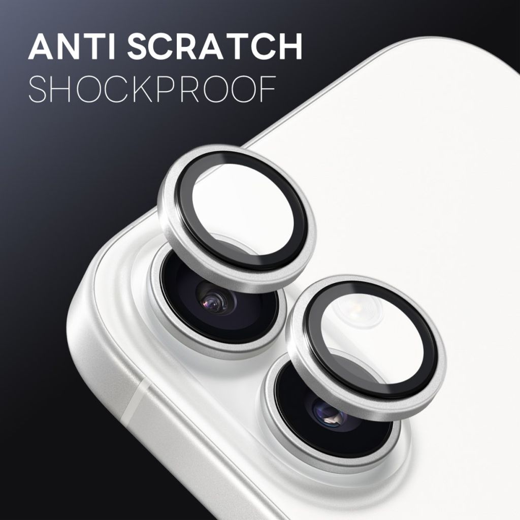 NORTHJO iPhone 17 Lens protector 9H - Silver