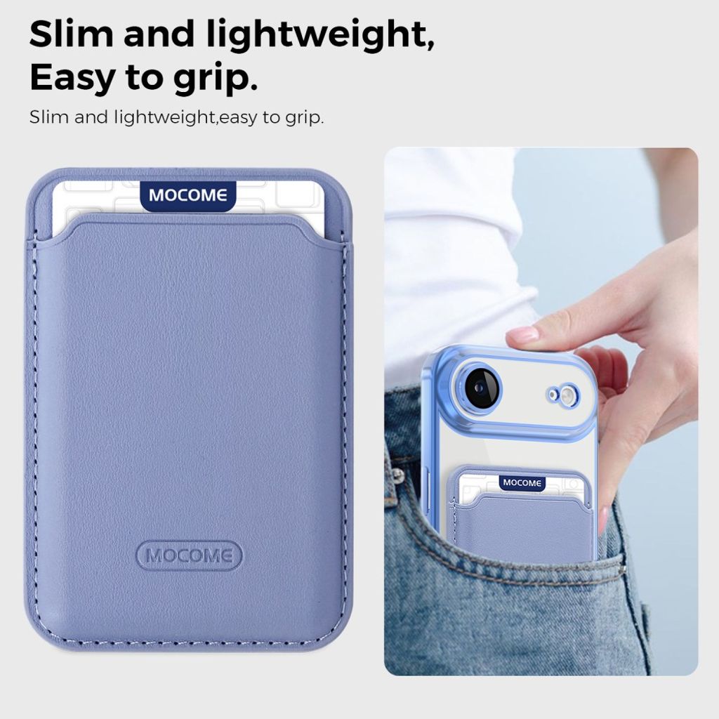 iPhone Air MagSafe lompakkokuori irrotettavalla kortin haltijalla - Sininen