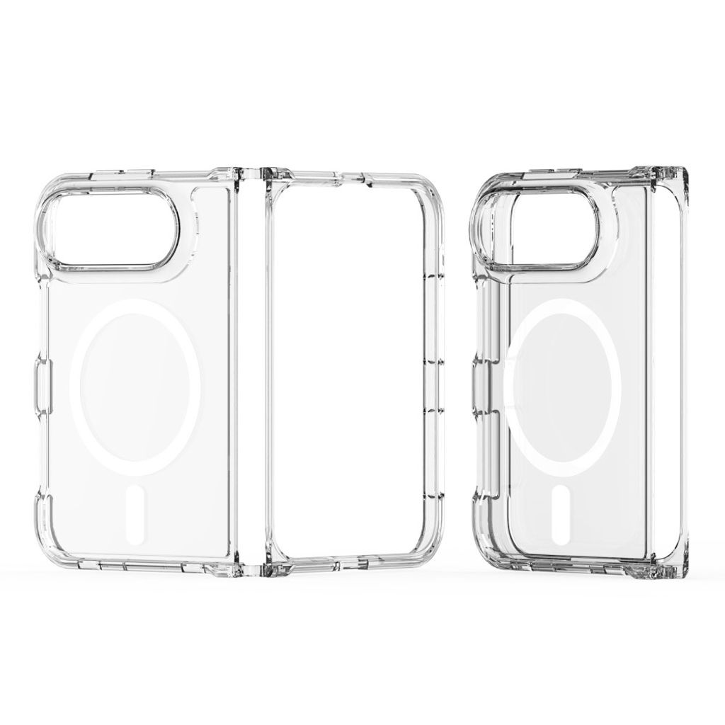 DUX DUCIS iPhone Fold Flip Cover MagSafe kompatibel - Gennemsigtig