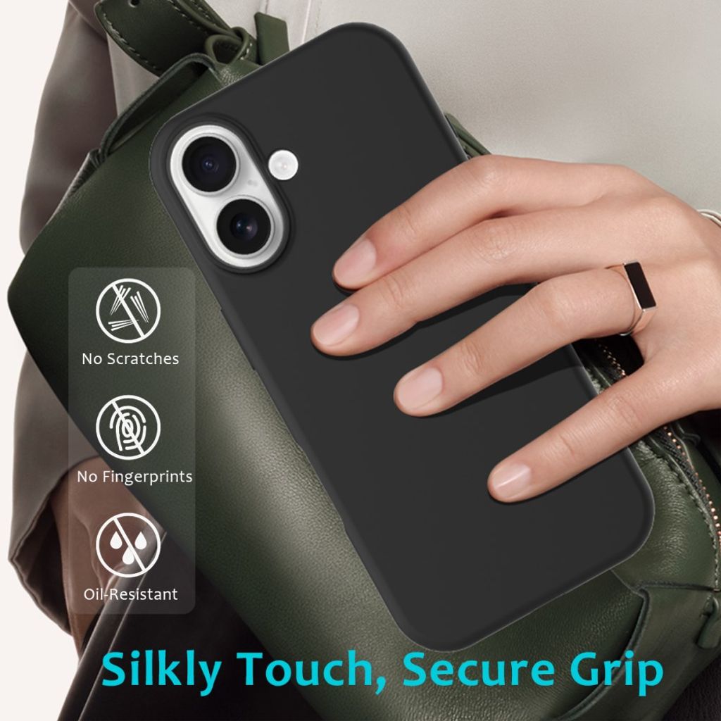 iPhone 17 Silicone Phone Case - Black
