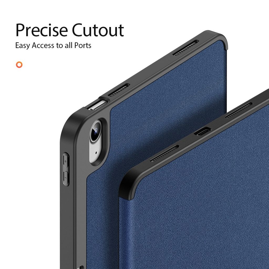 Dux Ducis iPad A16 11" 2025/10.9" 2024 Flip cover med holder til styluspen - Blå