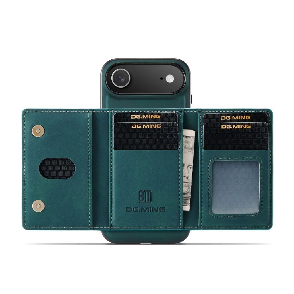 DG.MING iPhone Air Cover med Pung - Grøn