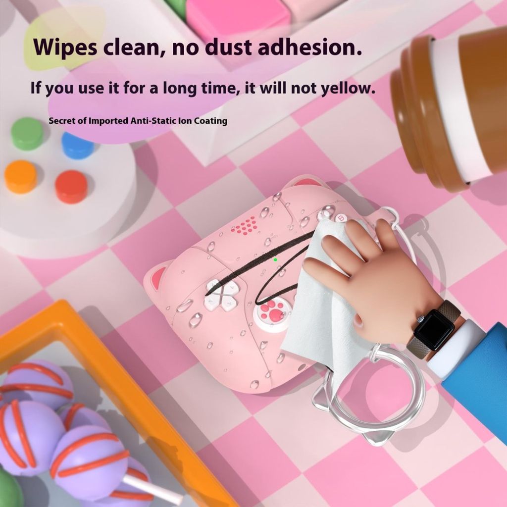 Apple AirPods Pro 3 Etui Spilkonsol Kat - Blå