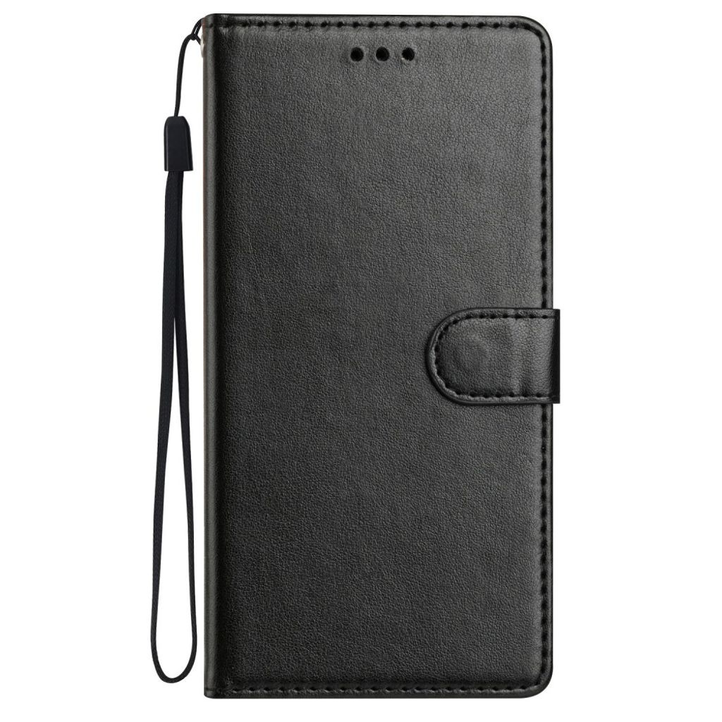 iPhone 18 Pro/17 Pro Plånboksfodral med Korthållare/Handledsrem - Svart