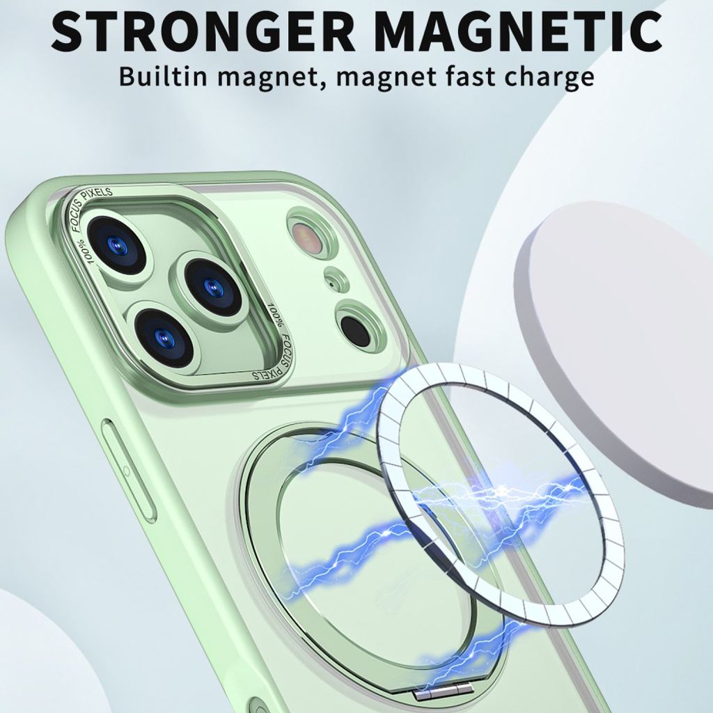 iPhone 18 Pro Max/17 Pro Max Deksel MagSafe – Grønn