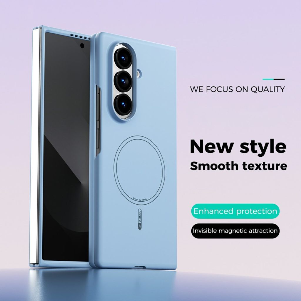 ABEEL Samsung Galaxy Z Fold8 Ultra MagSafe cover i silikone - Blå