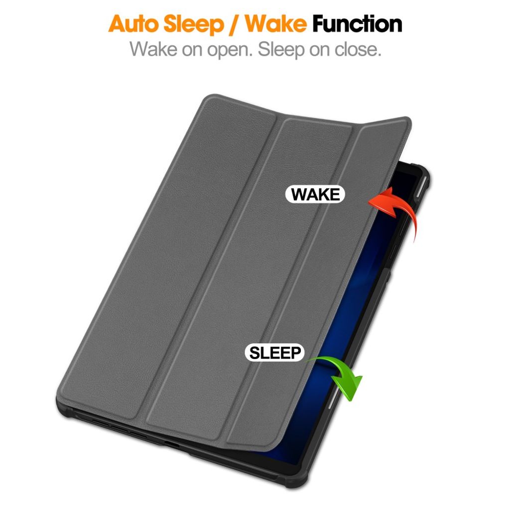 Lenovo Legion Y700 Gen 4 Etui Støtsikker PU-lær Tri-Fold - Grå