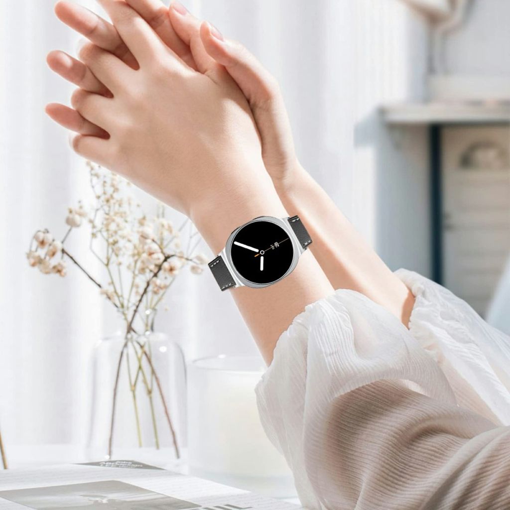 Samsung Galaxy Watch8 44 mm jne. Kellonranneke, Nahkaa - musta