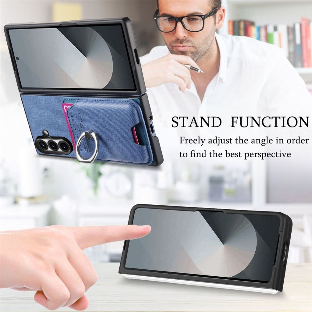 Samsung Galaxy Z Fold8 Ultra MagSafe Kuori irrotettavalla Kortin haltija - Sininen