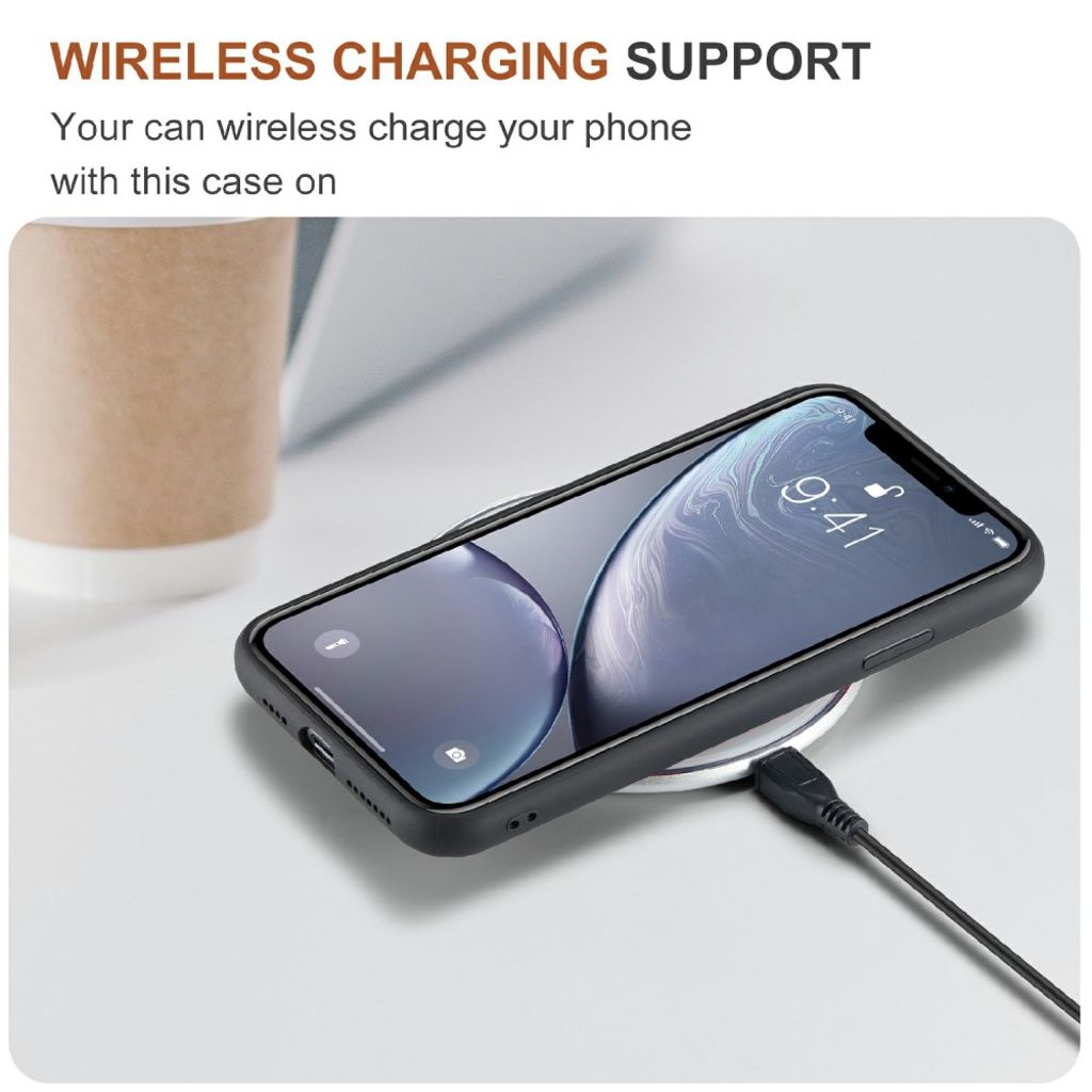 DG.MING iPhone XS Max Pungcover Stødsikker Stativ - Brun