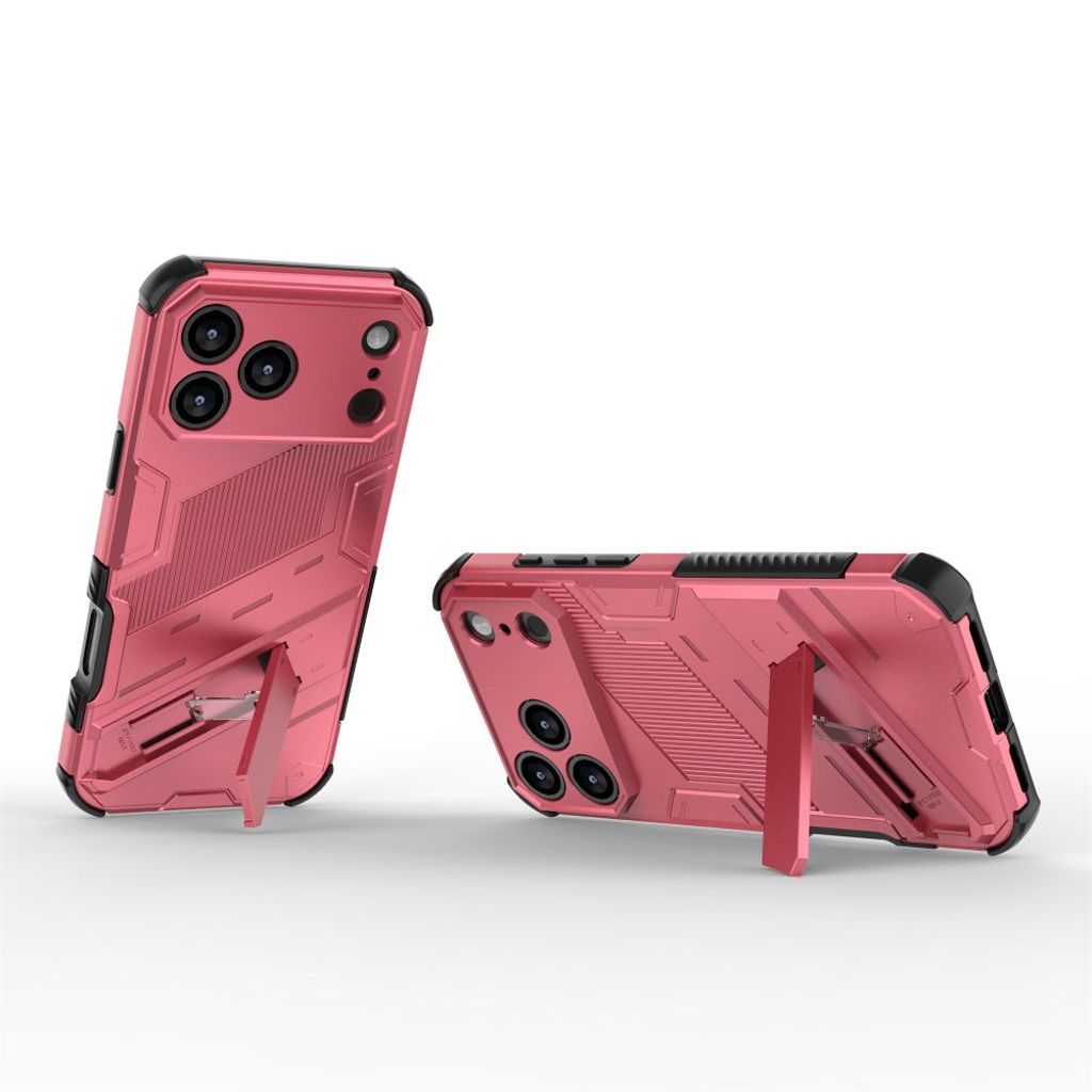 iPhone 17 Pro Max Deksel med Stativ - Rosa