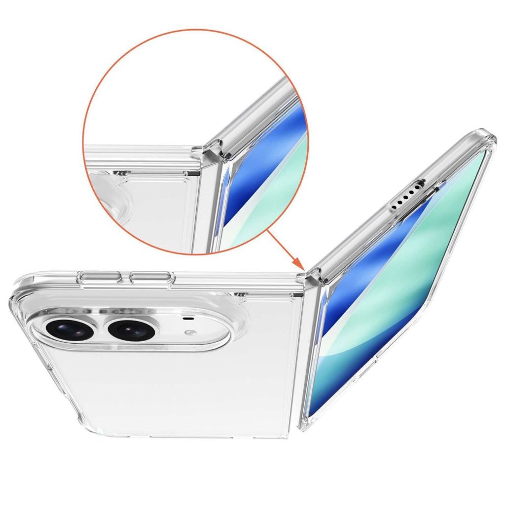 iPhone Duo Cover i TPU/akryl - Gennemsigtig