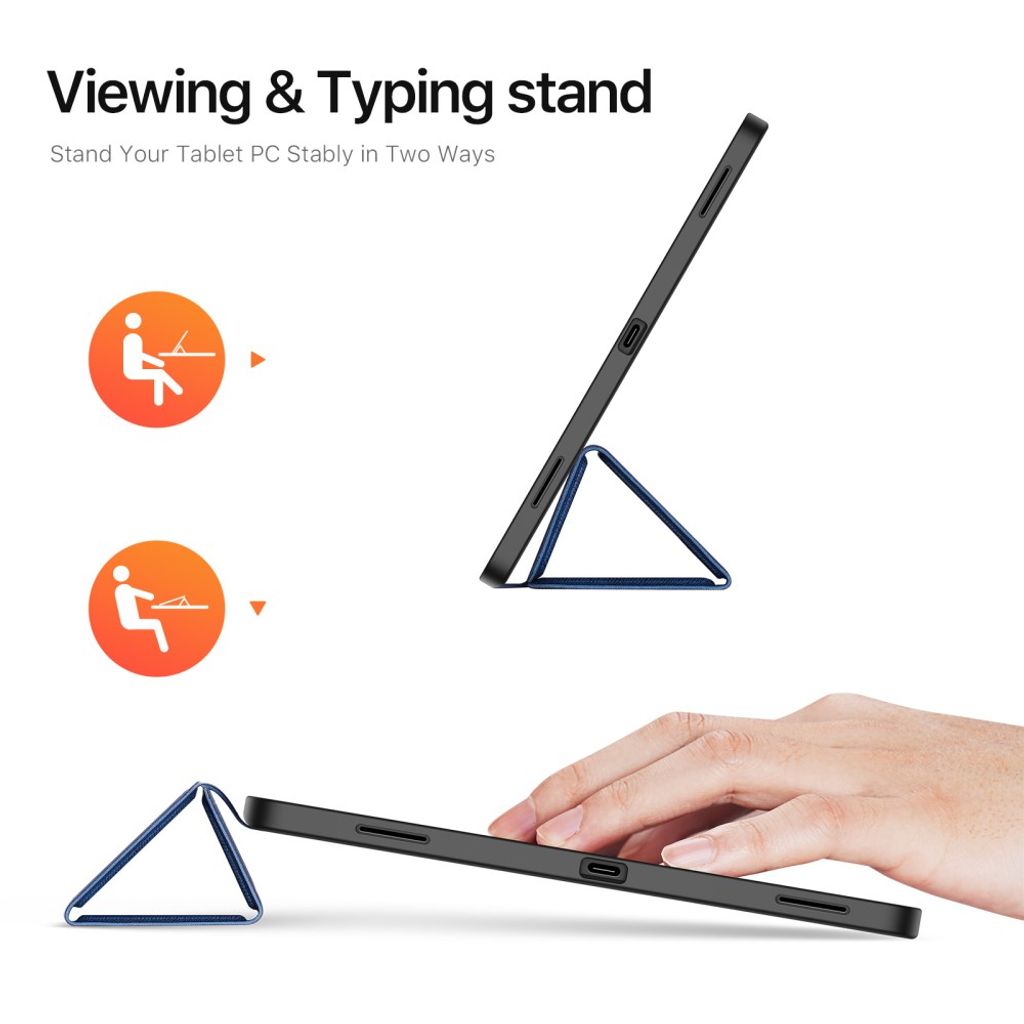 DUX DUCIS Samsung Galaxy Tab S12 Plus Tri-Fold Cover - Blå