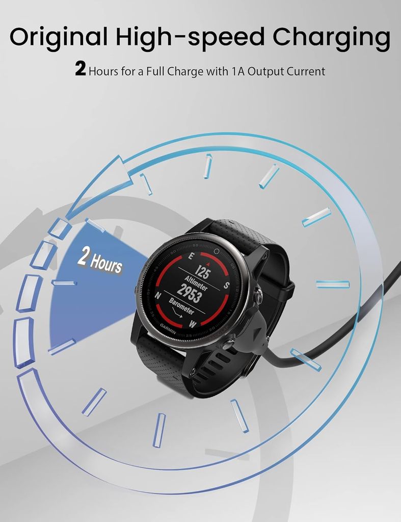 Lader til Garmin Smartklokke 1M - Svart