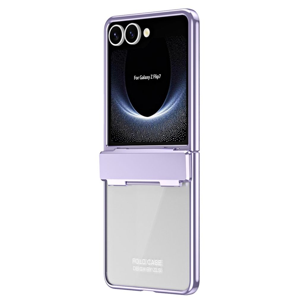 Samsung Galaxy Z Flip7 5G Cover med Skærmbeskytter - Lilla
