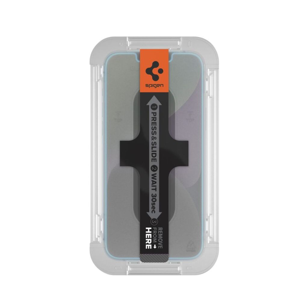 Spigen Glas.tR EZ Fit Skjermbeskytter til iPhone 13/13 Pro/14/16e