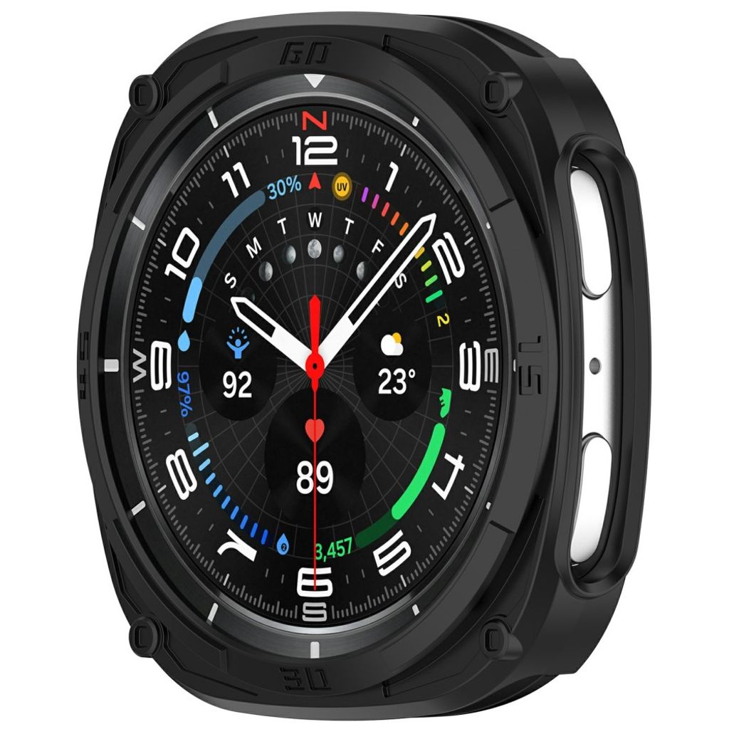 Samsung Galaxy Watch9 44mm Støtsikkert deksel - Svart