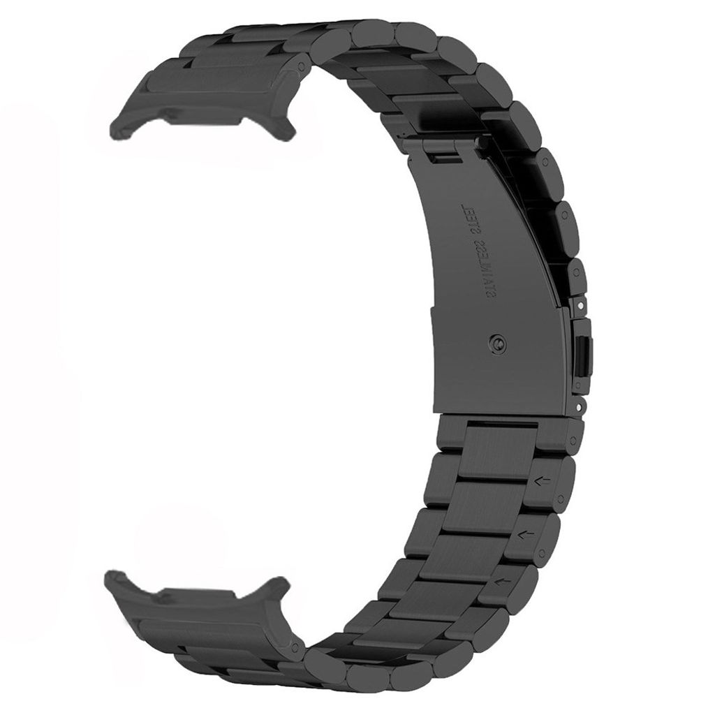 Samsung Galaxy Watch8 40mm/44mm kellonranneke ruostumattomasta teräksestä – musta