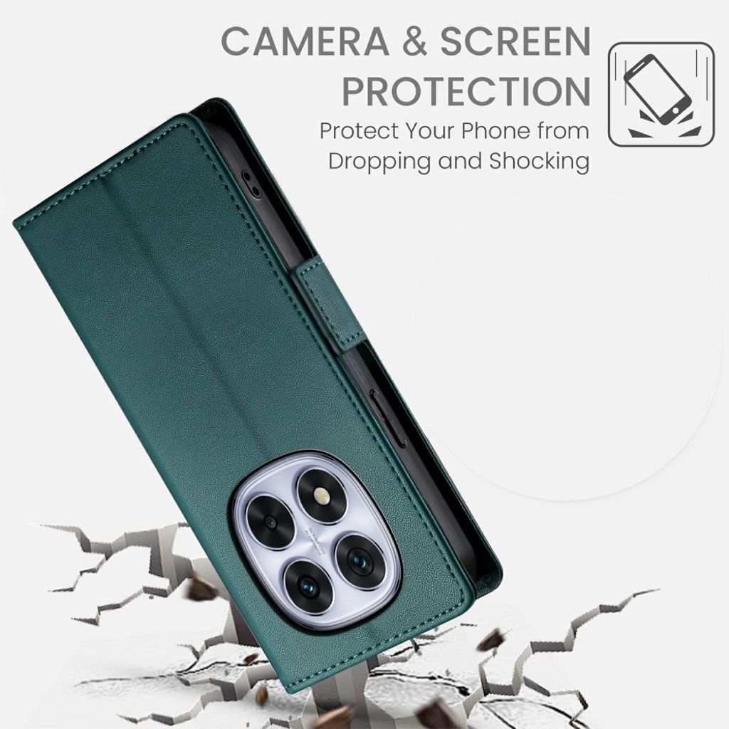Xiaomi Redmi Note 15 ProPlus 5G Wallet cover -  Green
