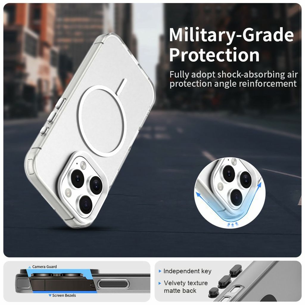 iPhone 16 Pro Deksel med MagSafe - Hvit