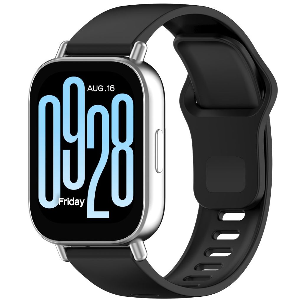 Xiaomi Redmi Watch 5 Active Silikoniranneke Kellolle - Musta