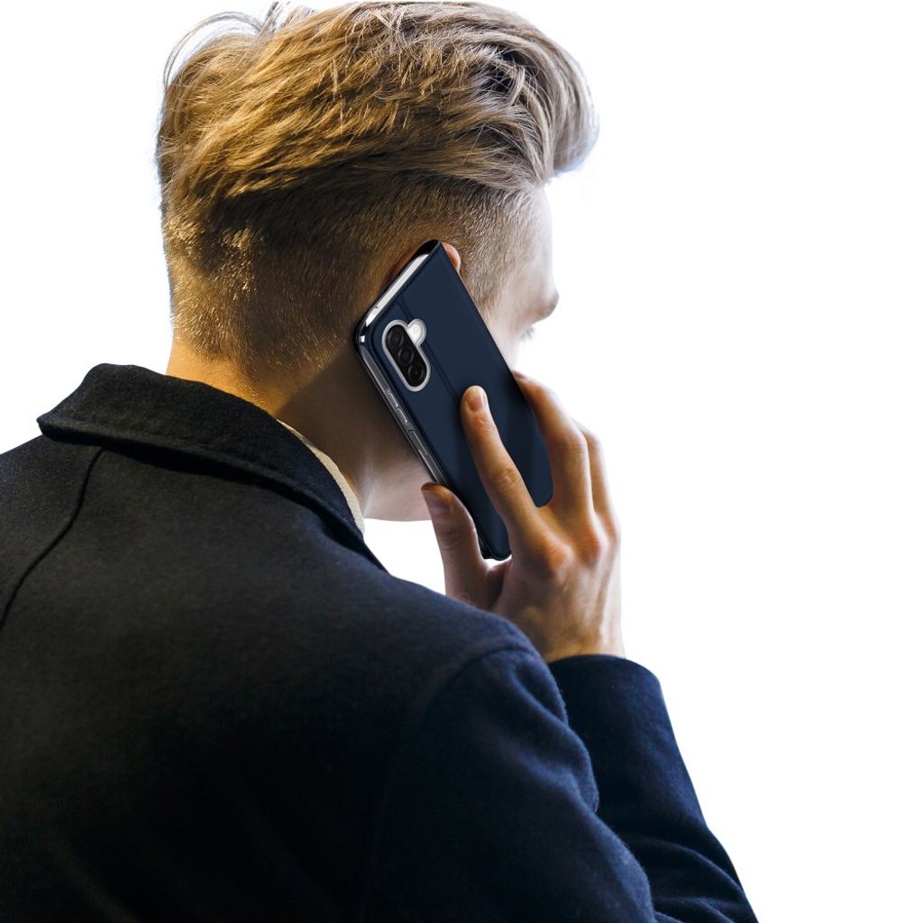 Dux Ducis Samsung Galaxy A27 5G Kotelo Kortinpidike/Jalusta - Sininen