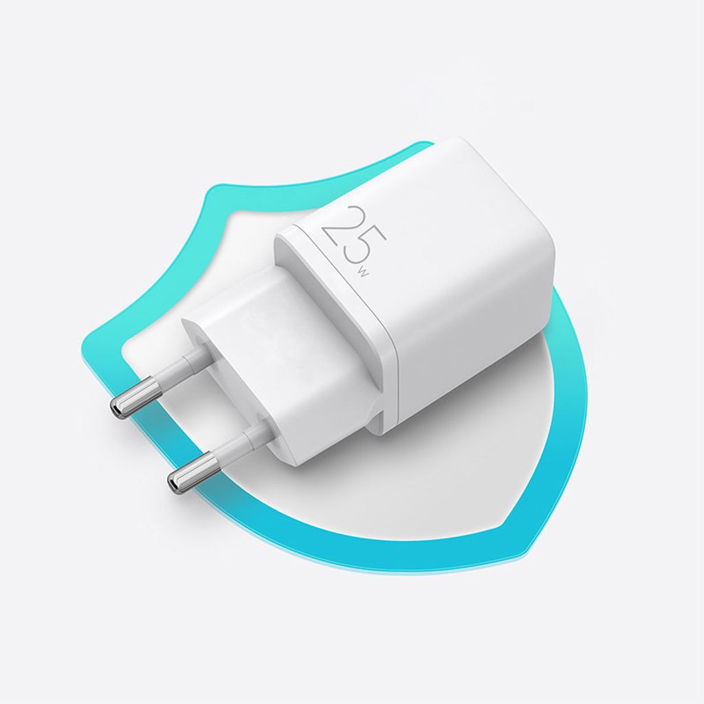 Joyroom snabb väggladdare USB-C 25W 3A vit