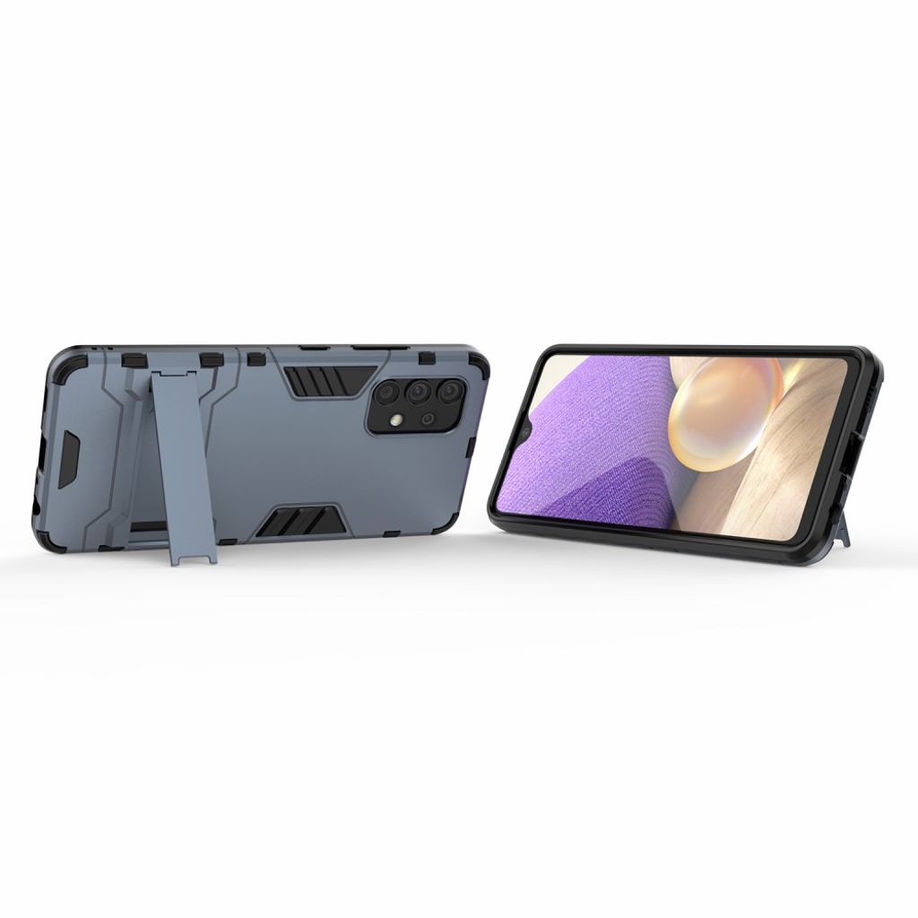 Samsung Galaxy A32 4G Kuori Jalusta - Sininen