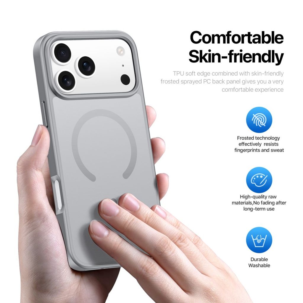DUX DUCIS iPhone 18 Pro / 17 Pro MagSafe Kuori - Harmaa
