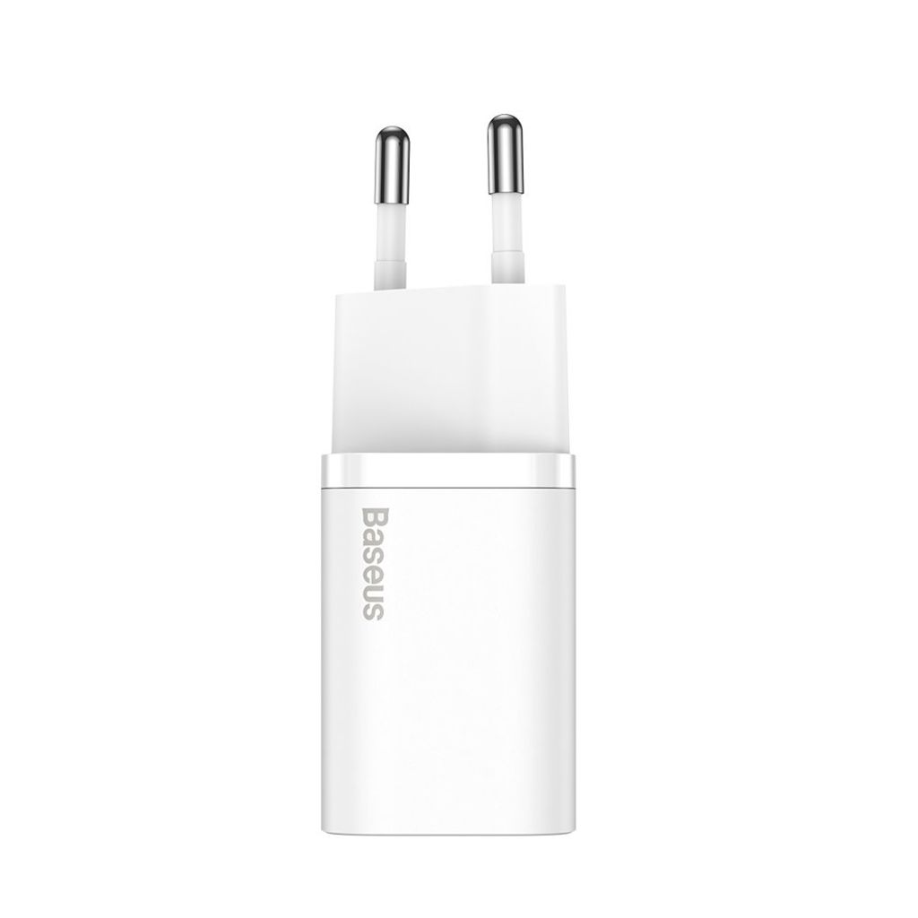 Baseus Super Si 1C vegglader USB Type C 25W PD Quick Charge hvit