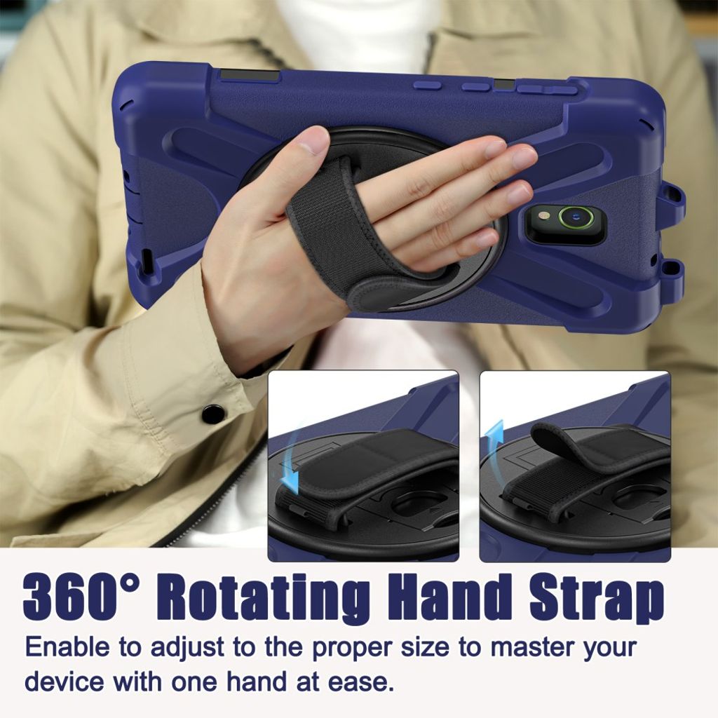 Samsung Galaxy Tab Active5/Active 3 Case Kickstand - Navy Blue