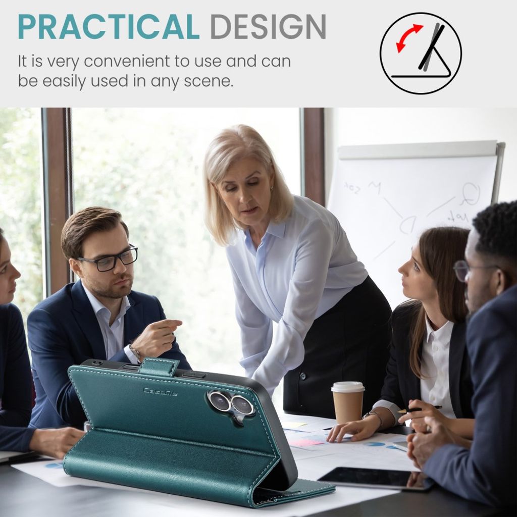 CASEME iPhone 16 Plus Cover with Card Slots - Green