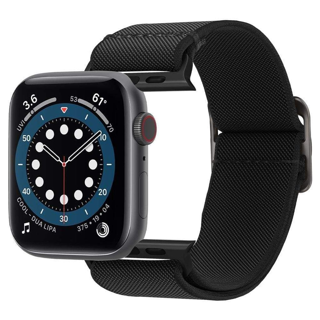 Spigen Fit Lite Kellonranneke Apple Watch 38/40/41mm - Musta